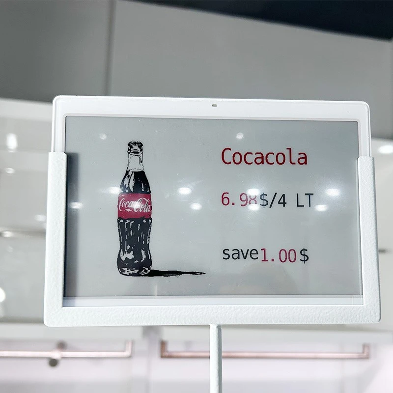 7.3-inch Electronic Price Tag Metal Square Port 7.3-inch Electronic Price Tag Metal Square Port